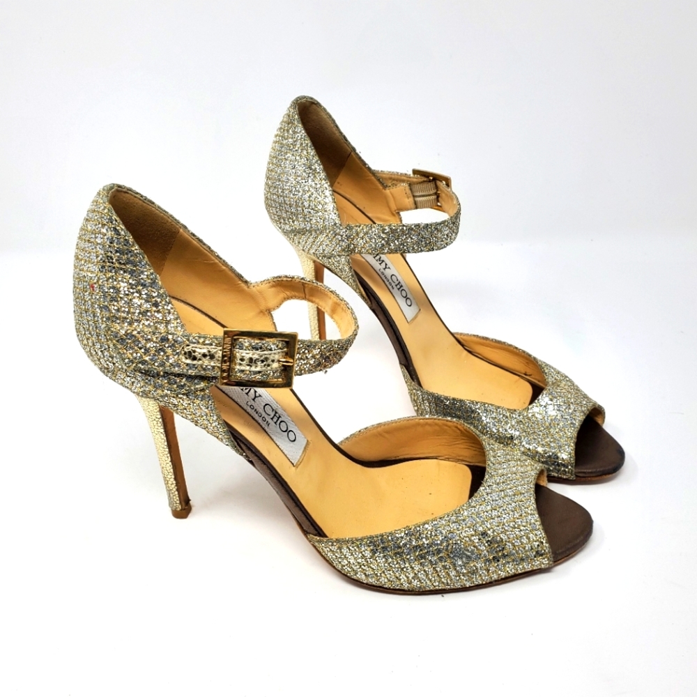 Jimmy Choo Champagne Pumps